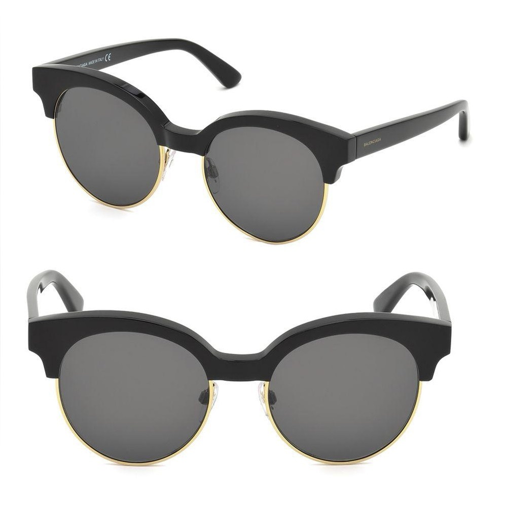 Balenciaga Round 51mm Sunglasses Style BA128